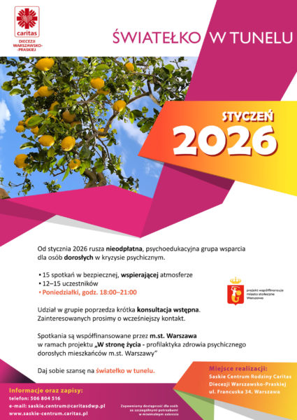 światełko w tunelu - grupa styczeń 2026